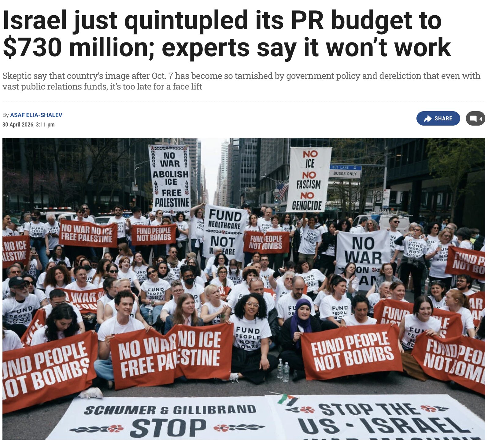 Israel's global black propaganda machine: Hasbara - Straturka